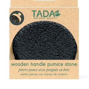 Natural Pumice Stone for Feet Foot Exfoliator Scrubber Pedicure With Wood Handle